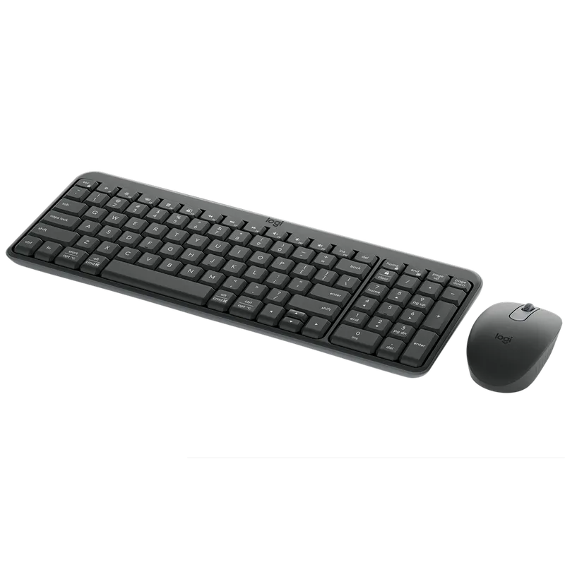 Клавиатура + мышь Logitech Wireless MK250 Compact клав:графитовый мышь:графитовый USB беспроводная Multimedia (920-013853)