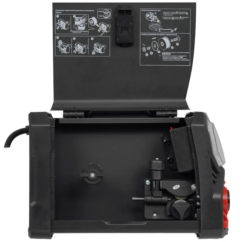  Сварочный аппарат полуавтоматический Edon ПрофиMIG-185 MIG 6,9кВт 20-185А, MMA 7,9кВт 20-185А, раб.цикл 60%, КПД 85%, диаметр: электроды 2-4мм, проволока 0,8-1мм