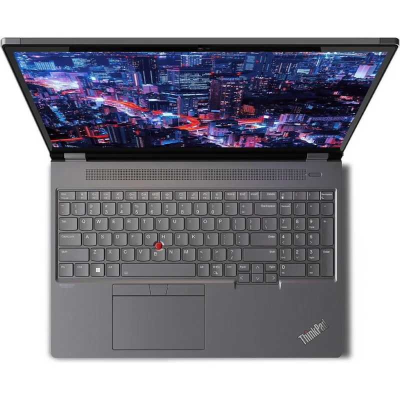 Ноутбук Lenovo ThinkPad P16 G2 Intel Core i7-14700HX/16Gb/SSD512Gb/RTX2000 8Gb/16"/IPS/WUXGA/1920x1200/60Hz/Win11Pro/Storm Grey (21FBA0R7CD)