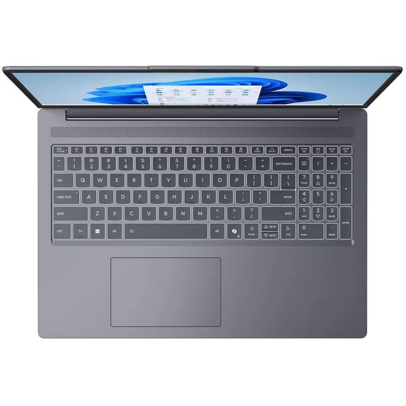 Ноутбук Lenovo IdeaPad Slim 3 16AHP10 AMD Ryzen 7 8840HS/16Gb/SSD512Gb/16"/IPS/WUXGA/1920x1200/60Hz/NoOS/Luna Grey/1.73kg (83KB000DRK)