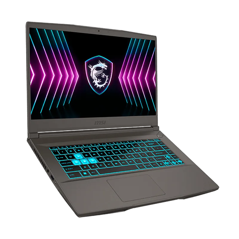 Ноутбук MSI Thin 15 B2RVE-3451XRU Intel Core 7 240H/16Gb/SSD512Gb/RTX4050 6Gb (45W)/15.6"/IPS/FHD/1920x1080/144Hz/NoOS/Cosmos Gray/1.86kg (9S7-16R831-3451)