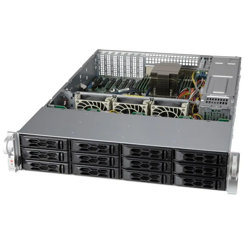 Серверный корпус Supermicro SuperChassis 2U LA26AC12-R920LP1/no HDD(12)LFF/7xFH/2x920W/(12"x13")ATX/Backplane 12xSATA3/SAS3