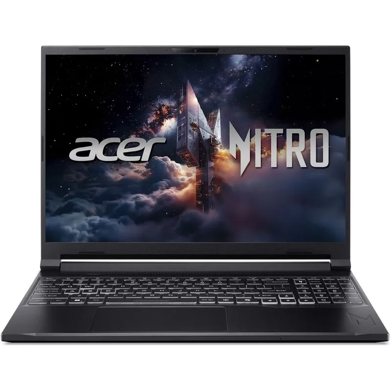 Ноутбук Acer Nitro V 16S ANV16S-71-7771 Intel Core 7 240H/16Gb/SSD1Tb/RTX5060 8Gb (85W)/15.6"/IPS/WUXGA/1920x1200/180Hz/Win11 (SL English)/Black/2.1kg (NH.U24AA.003)