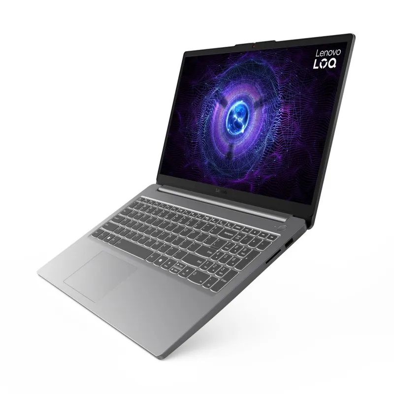 Ноутбук Lenovo LOQ 15IAX9E Intel Core i7-12650HX/16Gb/SSD512Gb/RTX4050 6Gb (65W)/15.6"/IPS/FHD/1920x1080/144Hz/NoOS/Luna Grey/1.77kg (83LK003TPS)