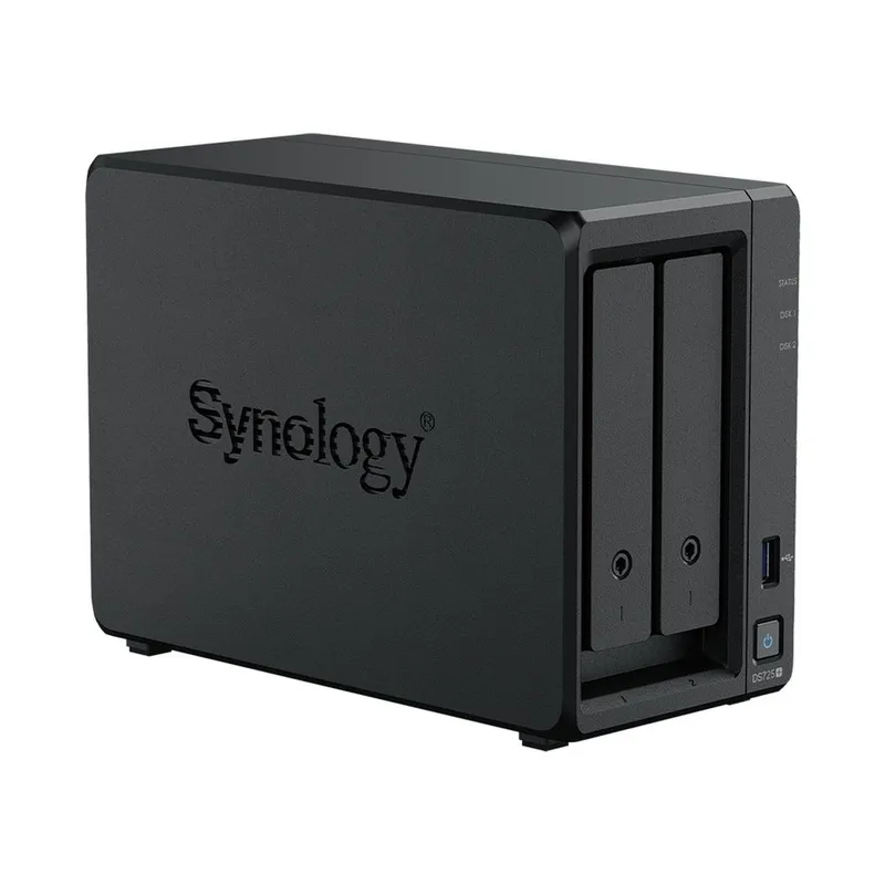 Synology DC 2,6GhzCPU/4GB(32)/RAID0,1,10,5,6/ 2HP HDD SATA(3.5', 2.5')upto 7HDD(1xDX525)/2xM.2/1xUSB3.2/1xGbE/1x2.5GbE/iSCSI/1xPS/1YW repl DS723+