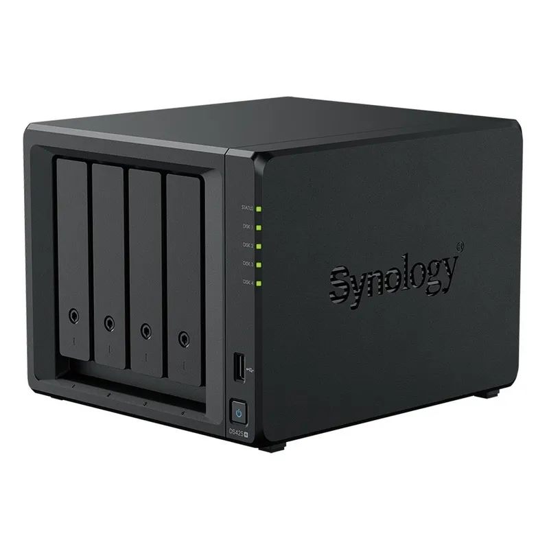 Synology QC 2,0GhzCPU/2GB(6)/RAID0,1,10,5,6/upto 4HP HDD SATA(3.5', 2.5')/2xM.2/2xUSB3.2/1xGbE/1x2.5GbE/iSCSI/1xPS/1YW repl DS423+