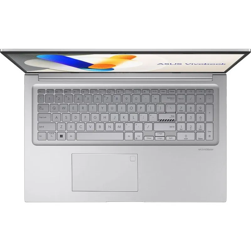 Ноутбук ASUS Vivobook 17 X1704VA-AU1078 Intel Core 5 120U/16Gb/SSD512Gb/17.3"/IPS/FHD/1920x1080/60Hz/NoOS/Silver/2.1kg (90NB13X1-M00L70)