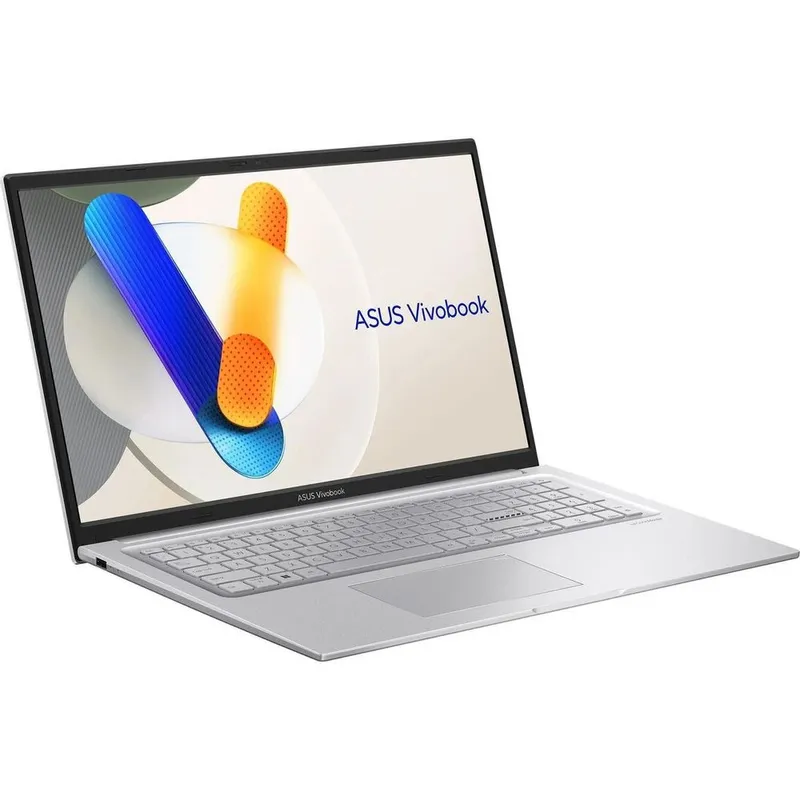 Ноутбук ASUS Vivobook 17 X1704VA-AU1078 Intel Core 5 120U/16Gb/SSD512Gb/17.3"/IPS/FHD/1920x1080/60Hz/NoOS/Silver/2.1kg (90NB13X1-M00L70)