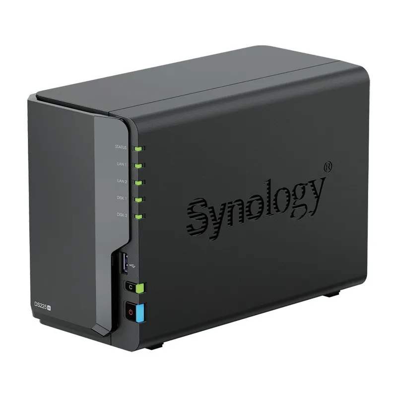 Synology QC 2,0GhzCPU/2Gb(6)/RAID0,1/upto 2HP HDD SATA(3.5', 2.5')/2xUSB3.2/1xGbE/1x2,5GbE/iSCSI/2xIPcam/1xPS /1YW (repl DS224+)