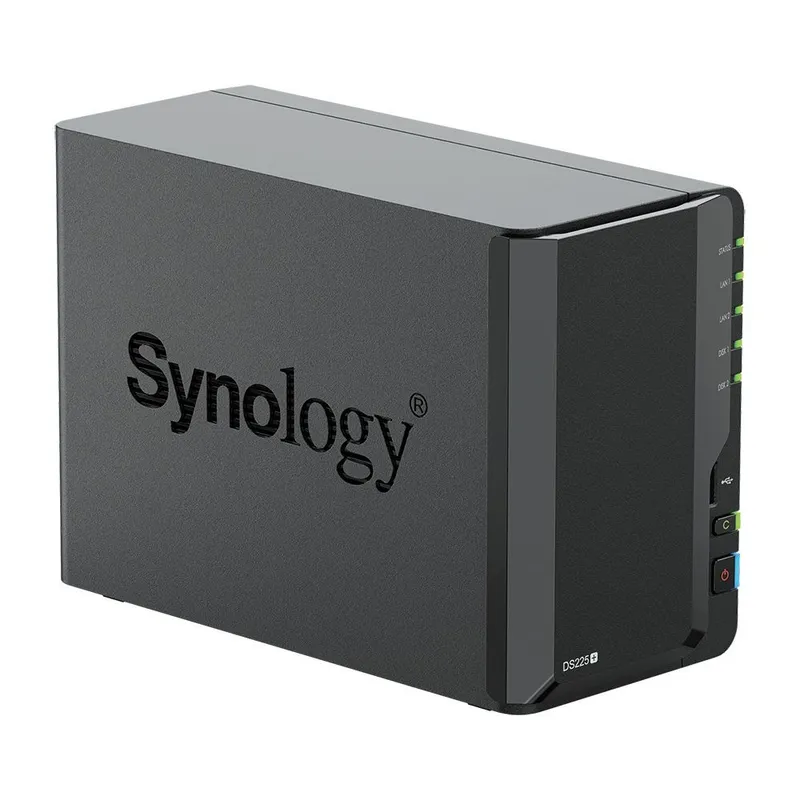 Synology QC 2,0GhzCPU/2Gb(6)/RAID0,1/upto 2HP HDD SATA(3.5', 2.5')/2xUSB3.2/1xGbE/1x2,5GbE/iSCSI/2xIPcam/1xPS /1YW (repl DS224+)