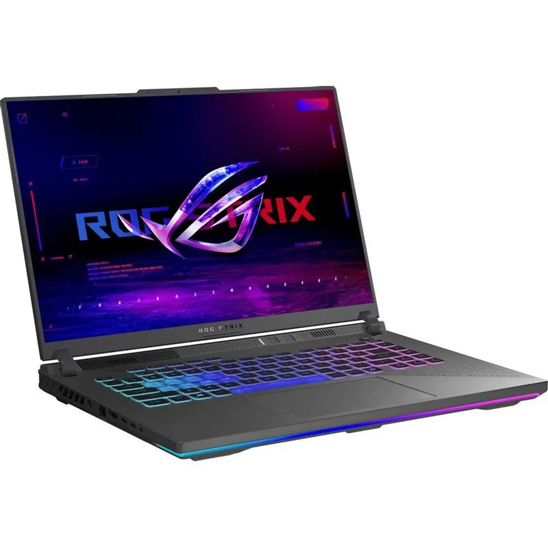 Ноутбук Asus ROG Strix G16 G614PR-RV027 Ryzen 9 8940HX 16Gb SSD1Tb NVIDIA GeForce RTX5070Ti 12Gb 16" IPS WUXGA (1920x1200) без ОС grey WiFi BT Cam (90NR0NJ7-M001J0)