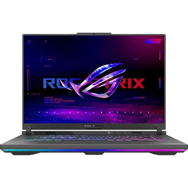 Ноутбук Asus ROG Strix G16 G614PR-RV027 Ryzen 9 8940HX 16Gb SSD1Tb NVIDIA GeForce RTX5070Ti 12Gb 16" IPS WUXGA (1920x1200) без ОС grey WiFi BT Cam (90NR0NJ7-M001J0)