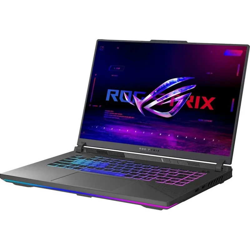 Ноутбук Asus ROG Strix G16 G614PR-RV027 Ryzen 9 8940HX 16Gb SSD1Tb NVIDIA GeForce RTX5070Ti 12Gb 16" IPS WUXGA (1920x1200) без ОС grey WiFi BT Cam (90NR0NJ7-M001J0)
