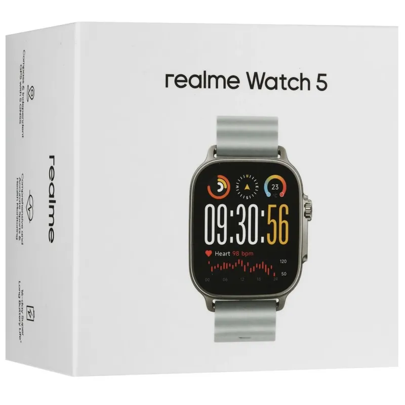 Смарт-часы Realme watch 5, Серебряный