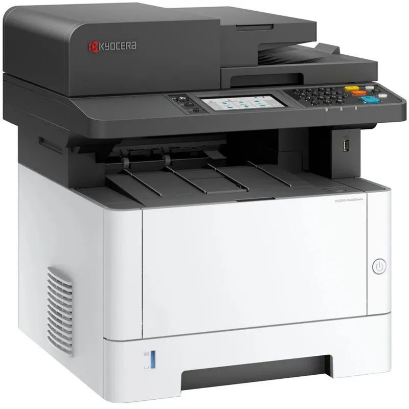 Kyocera ECOSYS MA4000wifx , P/C/S/F, ч/б лазерный, А4, 40 стр/мин, 1200x1200 dpi, 512 Мб, USB 2.0, Network, Wi-Fi, HyPAS, лоток 250 л., Duplex, автопод., старт.тонер 3600 стр.