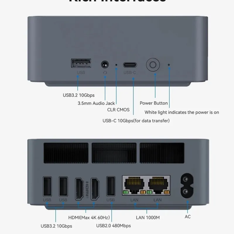 Мини-компьютер BL/EQi12-D4/1220P/16G/500G/Milky Grey
