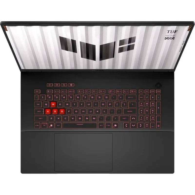 Ноутбук ASUS TUF Gaming A18 FA808UM-S8030 AMD Ryzen 7 260/16Gb (2*8 D5)/SSD512Gb/RTX5060 8Gb (115W)/18"/IPS/WUXGA/1920x1200/144Hz/NoOS/RJ-45/Jaeger Gray/2.6kg