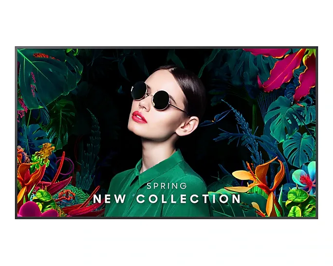 Панель Samsung 65" QM65C черный E-LED BLU LED 8ms 16:9 HDMI M/M матовая 500cd 178гр/178гр 3840x2160 4K USB 24.9кг