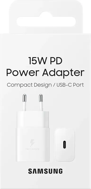 Сетевое зар./устр. Samsung EP-T1510 2A (PD) USB-C Samsung белый (EP-T1510XWEGEU)