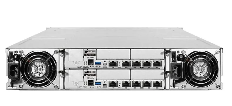 Система хранения данных Infortrend EonStor GS 2000 2U/24bay Dual controller, 2x12Gb/s SAS EXP,8x1G iSCSI,4xhost board,4x4GB RAM,2x(PSU+FAN),2x(SuperCap+Flash),24xdrive trays,1xRail kit(GS 2024RTCBF-D)