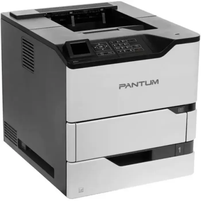 Черно-белый лазерный принтер Pantum BP8000DN, Printer, Mono laser, A4, 61 ppm (max 300000 p/mon), 1.0 GHz, 1200x1200 dpi, 512 MB RAM, Duplex, paper tray 550 pages, USB, LAN, start. cartridge 11000 pages