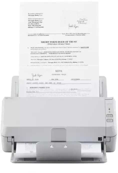 Ricoh scanner SP-1125N (Офисный сканер, 25 стр/мин, 50 изобр/мин, А4, двустороннее устройство АПД, USB 3.2, Gigabit Ethernet, светодиодная подсветка)(Замена PA03708-B011 SP-1125)
