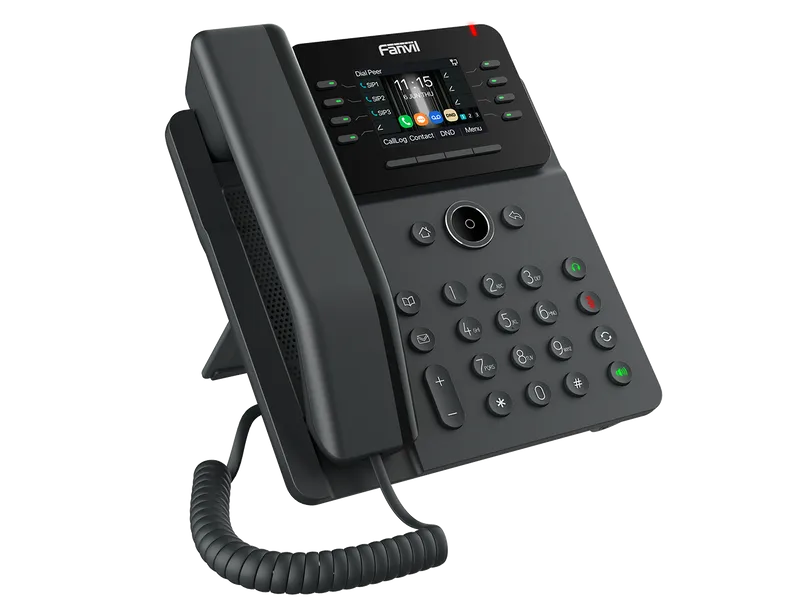 SIP-Телефон Fanvil Enterprise Phone 6-Party Local Conference HD voice 6 SIP lines 2.8 Inch color screen Opus+IPV6 15 DSS Key  PSU