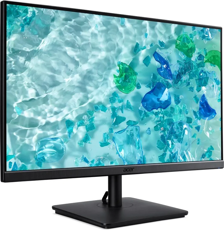 23,8'' ACER Vero V247YGbip Black, 16:9, IPS, 1920x1080, 4ms, 250cd, 120Hz, 1xHDMI(1.4)+1xDP(1.2), sync: FreeSync, Vesa:100x100