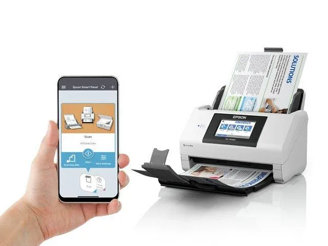 Сканер протяжный Epson WorkForce DS-790WN (B11B265401) A4 белый