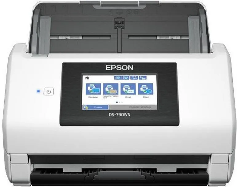 Сканер протяжный Epson WorkForce DS-790WN (B11B265401) A4 белый