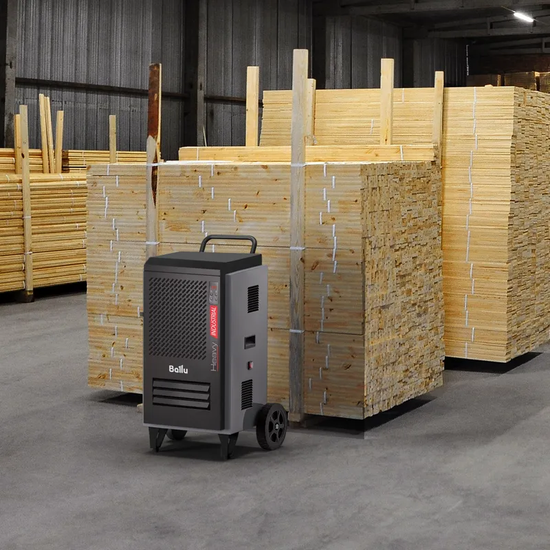 Осушитель воздуха Ballu HEAVY INDUSTRIAL BDI-80L 1250Вт промышленный черный