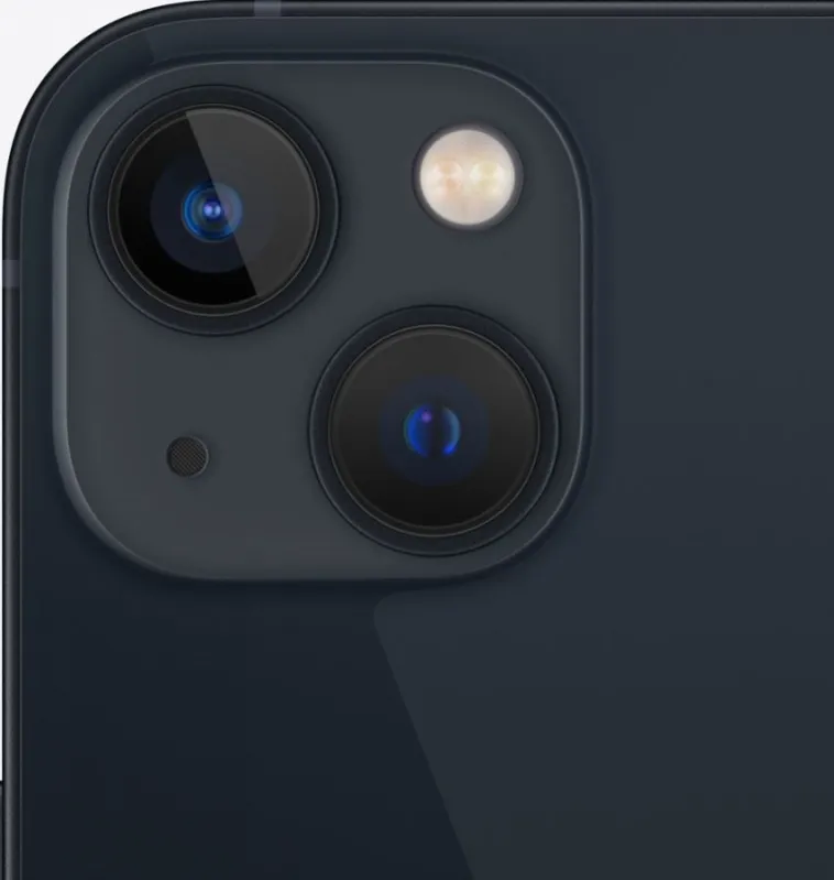 Смартфон Apple A2633 iPhone 13 128Gb 4Gb темная ночь моноблок 3G 4G 1Sim 6.1" 1170x2532 iOS 16 12Mpix 802.11 a/b/g/n/ac/ax NFC GPS GSM900/1800 GSM1900 Protect