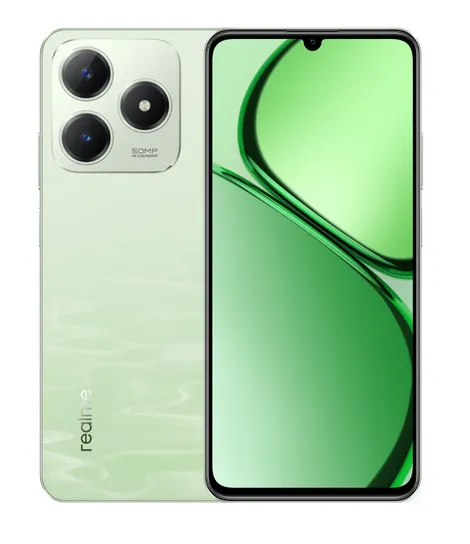 Смартфон Realme RMX3939 C63 256Gb 8Gb зеленый моноблок 3G 4G 2Sim 6.74" 720x1600 Android 14 50Mpix 802.11 a/b/g/n/ac NFC GPS GSM900/1800 GSM1900 TouchSc Protect VidConf A-GPS max2048Gb
