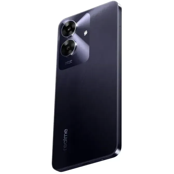 Смартфон Realme RMX3933 Note 60 128Gb 6Gb черный моноблок 3G 4G 2Sim 6.74" 720x1600 Android 14 32Mpix 802.11 a/b/g/n/ac GPS GSM900/1800 GSM1900 TouchSc A-GPS microSD