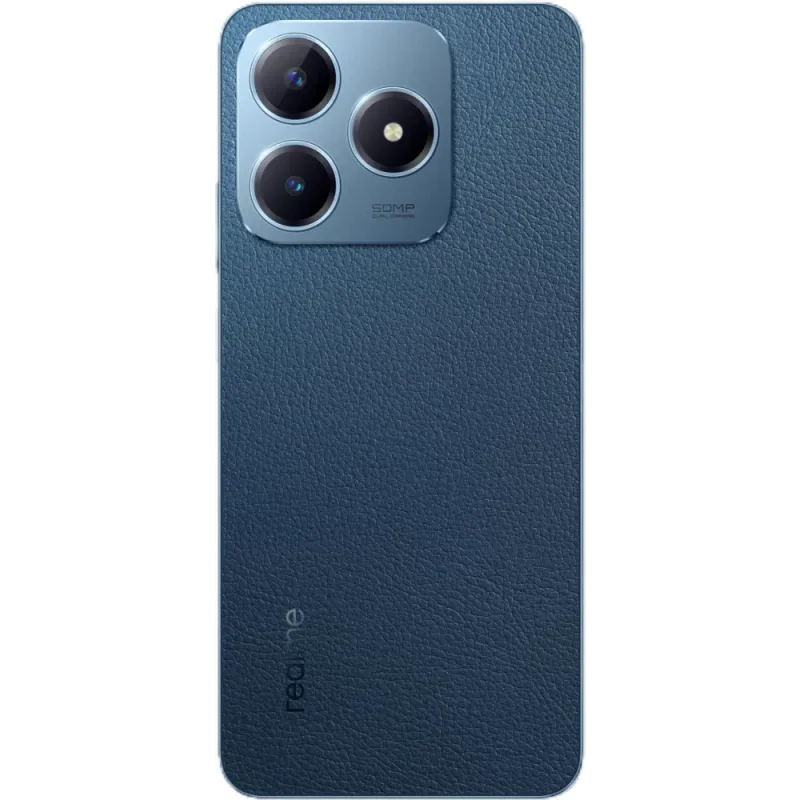 Смартфон Realme RMX3939 C63 256Gb 8Gb синий моноблок 3G 4G 2Sim 6.74" 720x1600 Android 14 50Mpix 802.11 a/b/g/n/ac NFC GPS GSM900/1800 GSM1900 TouchSc Protect VidConf A-GPS max2048Gb