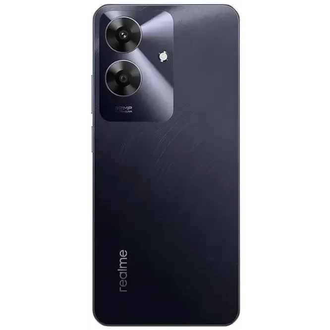 Смартфон Realme RMX3933 Note 60 128Gb 6Gb черный моноблок 3G 4G 2Sim 6.74" 720x1600 Android 14 32Mpix 802.11 a/b/g/n/ac GPS GSM900/1800 GSM1900 TouchSc A-GPS microSD
