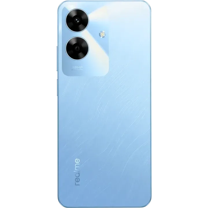 Смартфон Realme RMX3933 Note 60 128Gb 6Gb небесно-голубой моноблок 3G 4G 2Sim 6.74" 720x1600 Android 14 32Mpix 802.11 a/b/g/n/ac GPS GSM900/1800 GSM1900 TouchSc A-GPS microSD