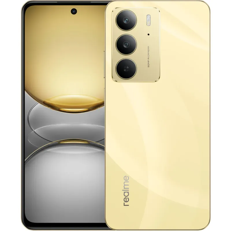 Смартфон Realme RMX3941 C75 128Gb 8Gb золотой моноблок 3G 4G 2Sim 6.72" 1080x2400 Android 14 50Mpix 802.11 a/b/g/n/ac NFC GPS GSM900/1800 GSM1900 TouchSc microSD