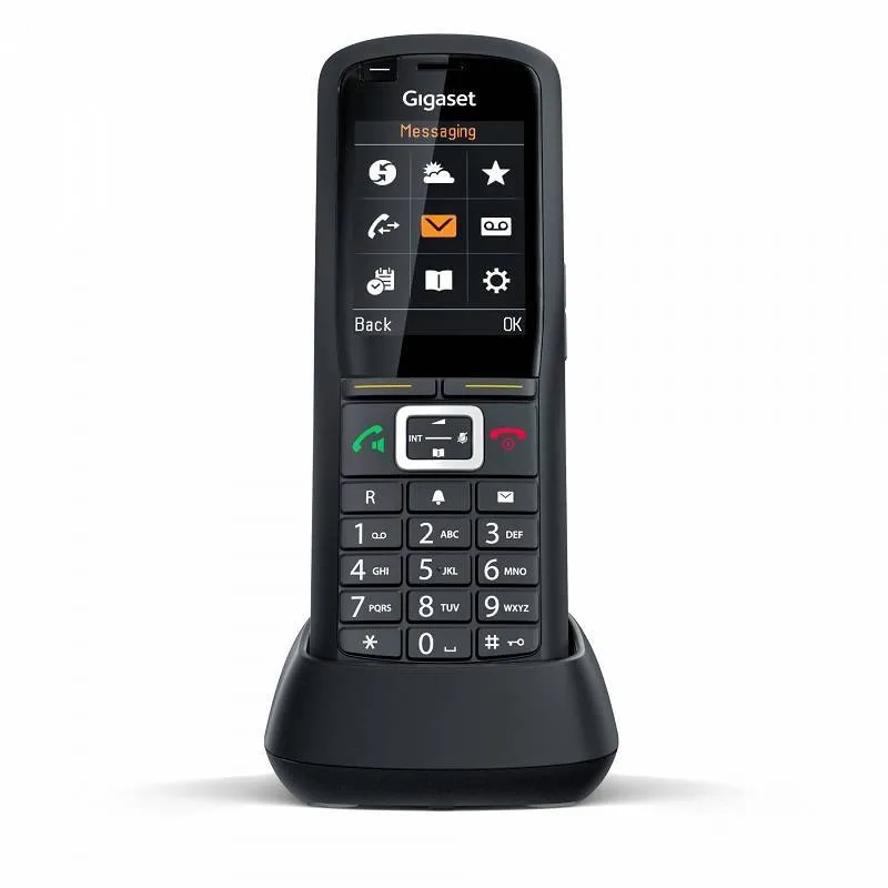 Gigaset R700H PRO (комплект: трубка и зарядное устройство, цветной дисплей, IP65, GAP, Cat-Iq 2.0)