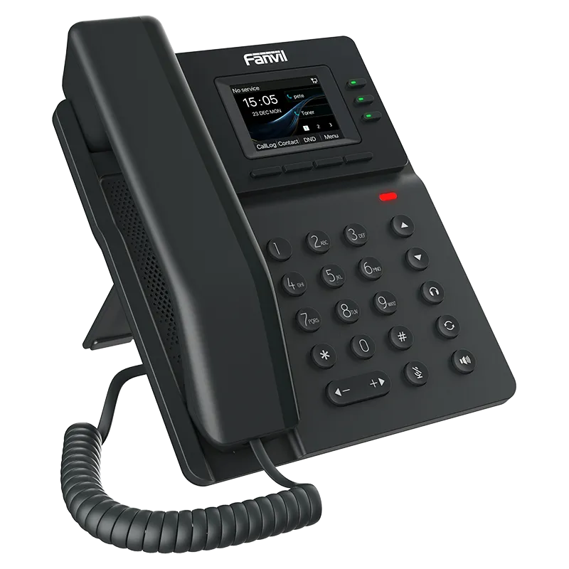 Fanvil V60W Enterprise PhoneBuilt-in 2.4G/5G Wi-Fi & BT5.4320X240 2.4" Color-screen6-Party Local ConferenceHD voice             4 SIP lines6 DSS keyOpus+IPV6 .   PSU