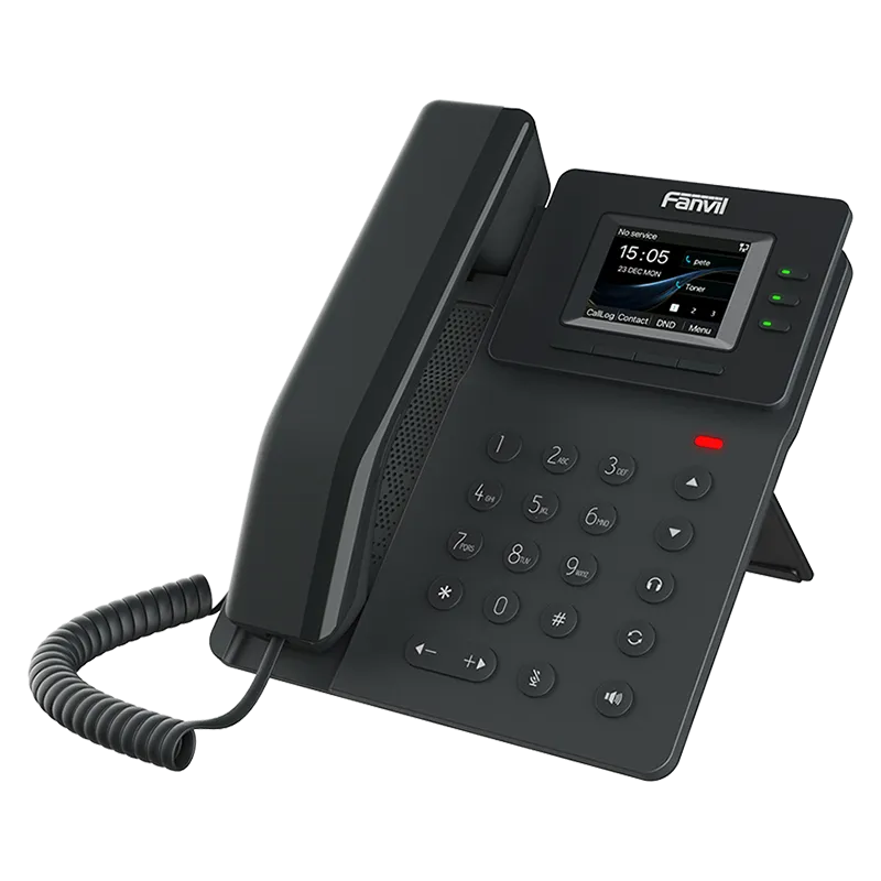 Fanvil V60W Enterprise PhoneBuilt-in 2.4G/5G Wi-Fi & BT5.4320X240 2.4" Color-screen6-Party Local ConferenceHD voice             4 SIP lines6 DSS keyOpus+IPV6 .   PSU