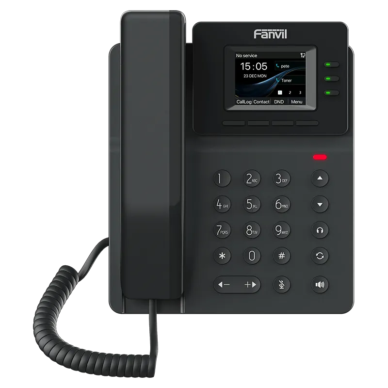 Fanvil V60W Enterprise PhoneBuilt-in 2.4G/5G Wi-Fi & BT5.4320X240 2.4" Color-screen6-Party Local ConferenceHD voice             4 SIP lines6 DSS keyOpus+IPV6 .   PSU