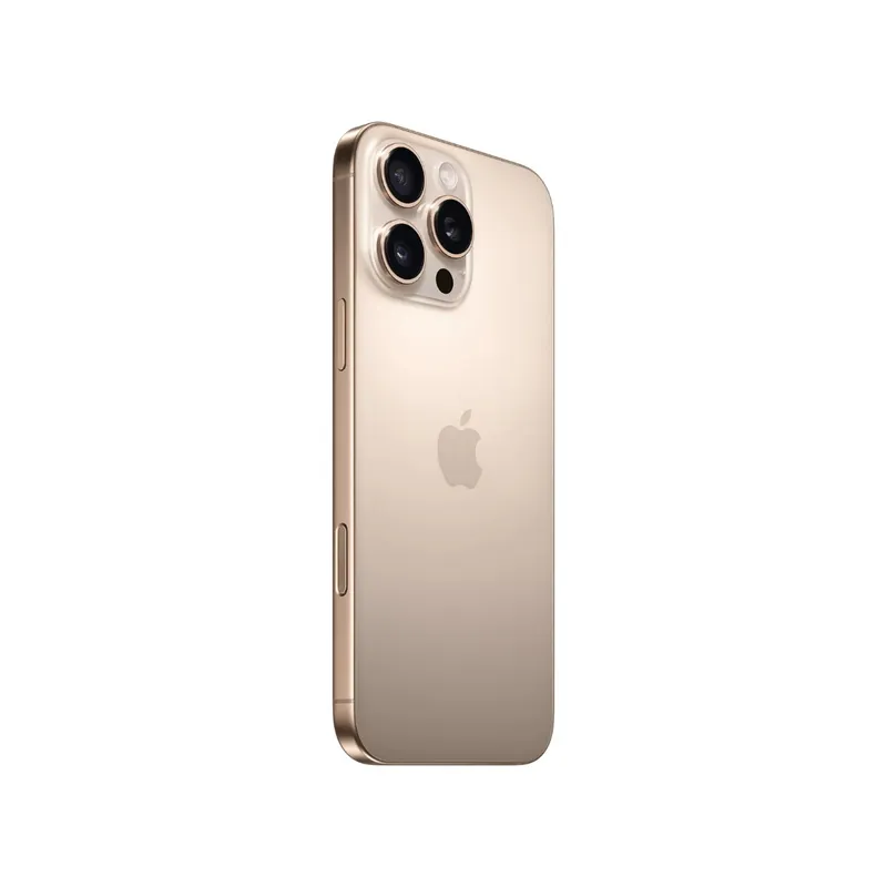 Смартфон Apple A3295 iPhone 16 Pro Max 512Gb бежевый титан моноблок 3G 4G 1Sim 6.9" 1320x2868 iOS 18 48Mpix 802.11 a/b/g/n/ac/ax/be NFC GPS Protect