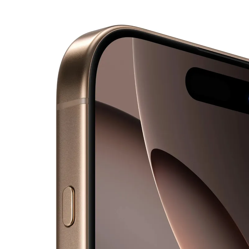 Смартфон Apple A3295 iPhone 16 Pro Max 512Gb бежевый титан моноблок 3G 4G 1Sim 6.9" 1320x2868 iOS 18 48Mpix 802.11 a/b/g/n/ac/ax/be NFC GPS Protect