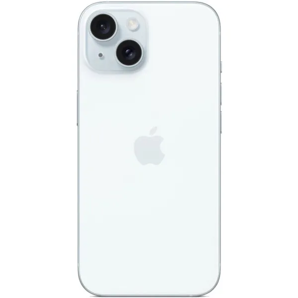 Смартфон Apple A3090 iPhone 15 128Gb голубой моноблок 3G 4G 6.1" 1179x2556 iOS 18 48Mpix 802.11 a/b/g/n/ac/ax NFC GPS GSM900/1800 Protect
