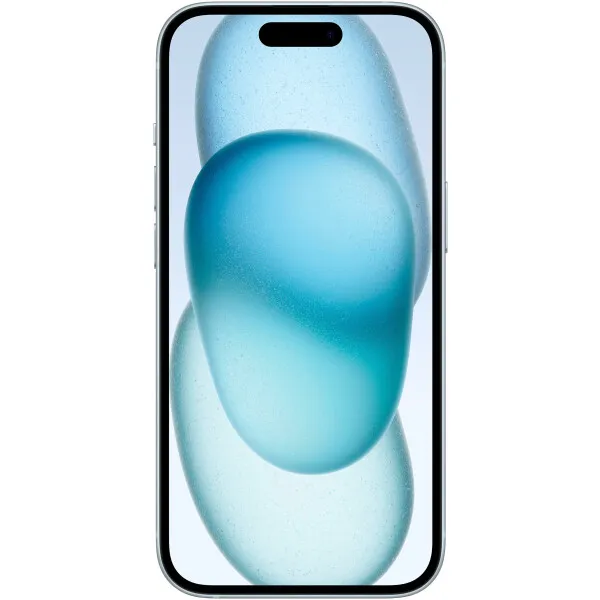 Смартфон Apple A3090 iPhone 15 128Gb голубой моноблок 3G 4G 6.1" 1179x2556 iOS 18 48Mpix 802.11 a/b/g/n/ac/ax NFC GPS GSM900/1800 Protect