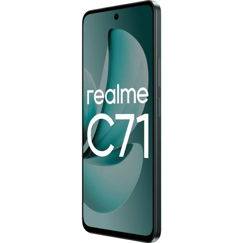 Смартфон Realme RMX5303 C71 128Gb 6Gb зеленый моноблок 3G 4G 2Sim 6.67" 720x1604 Android 15 50Mpix 802.11 a/b/g/n/ac NFC GPS GSM900/1800 GSM1900 FM