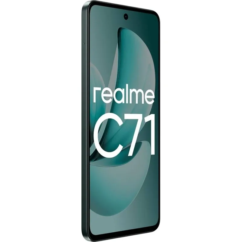Смартфон Realme RMX5303 C71 128Gb 6Gb зеленый моноблок 3G 4G 2Sim 6.67" 720x1604 Android 15 50Mpix 802.11 a/b/g/n/ac NFC GPS GSM900/1800 GSM1900 FM