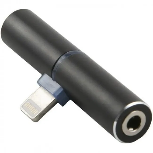 Переходник аудио Red Line lightning/Jack 3.5 (m) черный (УТ000016491)