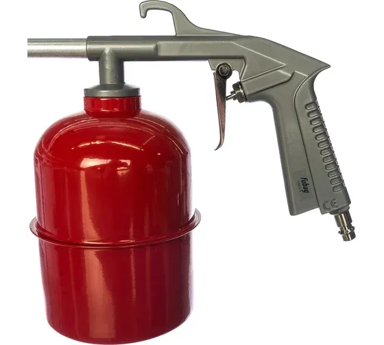 Пистолет для вязких жидкостей Fubag 110111 130л/мин бак:0.9л красный